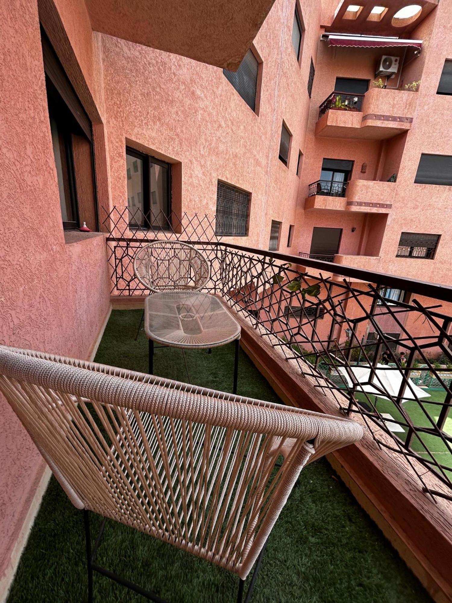Charmant Appartement A Gueliz Marrakesh Exterior foto